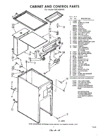 05 - Cabinet And Control , Lit / Optional parts for Whirlpool Compactor SXC400W0 / from AppliancePartsPros.com