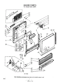 02 - Door parts for Whirlpool SAU450P3 / from AppliancePartsPros.com