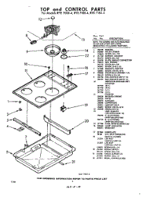 04 - Section parts for Whirlpool RYE7100W4 / from AppliancePartsPros.com