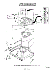 07 - Machine Base parts for Whirlpool Washer LA5705XTG1 / from AppliancePartsPros.com
