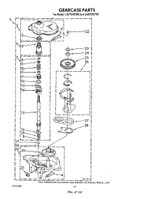10 - Gearcase parts for Whirlpool Washer LA5705XTG1 / from AppliancePartsPros.com