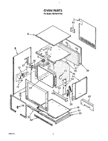 04 - Oven parts for Whirlpool Oven RB760PXYQ2 / from AppliancePartsPros.com