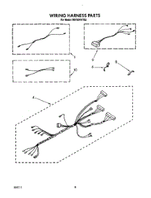 07 - Wiring Harness parts for Whirlpool Oven RB760PXYQ2 / from AppliancePartsPros.com