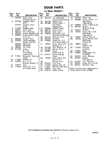 05 - Section parts for Whirlpool Dishwasher SHU55041 / from AppliancePartsPros.com