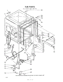 02 - Tub parts for Whirlpool SAU450P4 / from AppliancePartsPros.com