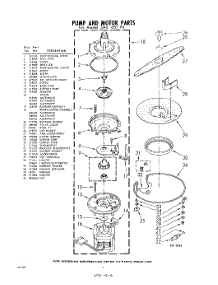 06 - Pump And Motor parts for Whirlpool SAU450P4 / from AppliancePartsPros.com