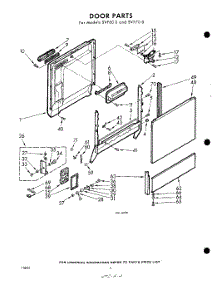04 - Door parts for Whirlpool SVF60W0 / from AppliancePartsPros.com