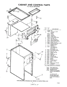 05 - Cabinet Control , Lit / Optional parts for Whirlpool Compactor SXC400W1 / from AppliancePartsPros.com