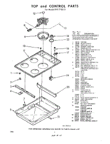 04 - Section parts for Whirlpool RYE7100W5 / from AppliancePartsPros.com