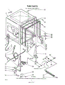 02 - Tub parts for Whirlpool SDU50002 / from AppliancePartsPros.com