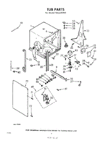 04 - Tub parts for Whirlpool SAU450W0 / from AppliancePartsPros.com