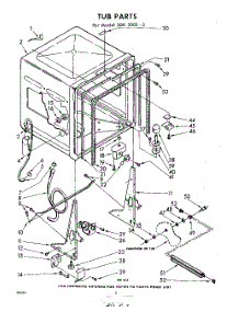 02 - Tub parts for Whirlpool SDU50003 / from AppliancePartsPros.com