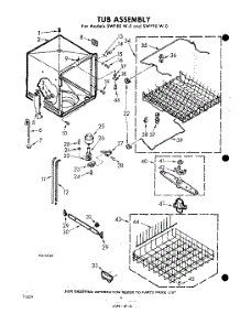 06 - Tub parts for Whirlpool SWF90W0 / from AppliancePartsPros.com