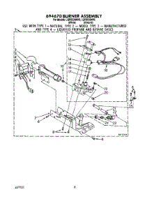 04 - Section parts for Whirlpool Dryer LGR5638AN0 / from AppliancePartsPros.com
