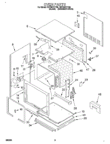 03 - Oven parts for Whirlpool Oven RB760PXYQ5 / from AppliancePartsPros.com