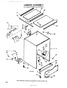 02 - Cabinet parts for Whirlpool SVF70W0 / from AppliancePartsPros.com