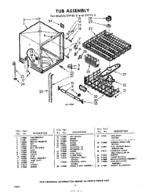 06 - Tub parts for Whirlpool SVF70W0 / from AppliancePartsPros.com