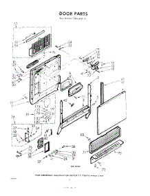02 - Door parts for Whirlpool SAU450W1 / from AppliancePartsPros.com