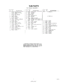 05 - Section parts for Whirlpool SAU450W1 / from AppliancePartsPros.com