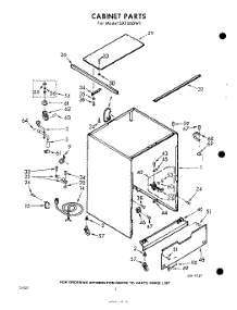 02 - Cabinet parts for Whirlpool Dishwasher SXF300W1 / from AppliancePartsPros.com