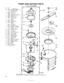 06 - Pump And Motor parts for Whirlpool SAU500P0 / from AppliancePartsPros.com