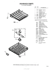 07 - Dish Rack , Lit / Optional parts for Whirlpool SAU500P0 / from AppliancePartsPros.com