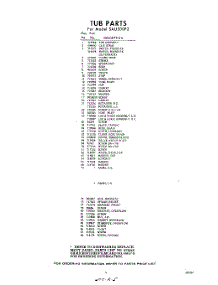 05 - Section parts for Whirlpool SAU500P2 / from AppliancePartsPros.com