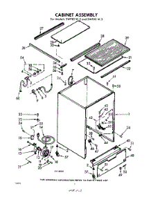 02 - Cabinet parts for Whirlpool SWF90W2 / from AppliancePartsPros.com