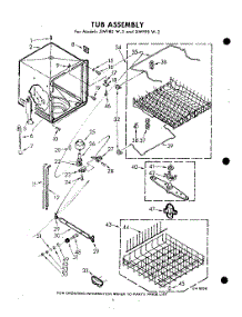06 - Tub parts for Whirlpool SWF90W2 / from AppliancePartsPros.com