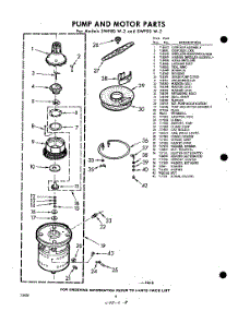 08 - Pump And Motor parts for Whirlpool SWF90W2 / from AppliancePartsPros.com
