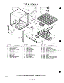 06 - Tub parts for Whirlpool SVF75W0 / from AppliancePartsPros.com