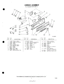 07 - Console parts for Whirlpool SVF75W0 / from AppliancePartsPros.com