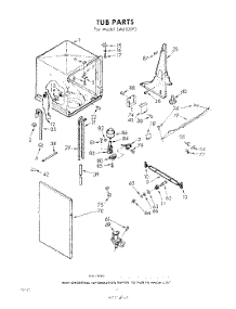 04 - Tub parts for Whirlpool SAU500P3 / from AppliancePartsPros.com