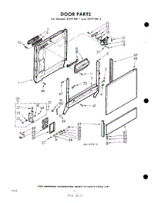 04 - Door parts for Whirlpool SVF75W1 / from AppliancePartsPros.com