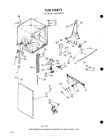 04 - Tub parts for Whirlpool SAU500P4 / from AppliancePartsPros.com