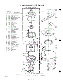06 - Pump And Motor parts for Whirlpool SAU500P4 / from AppliancePartsPros.com