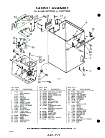 04 - Cabinet parts for Whirlpool SWP80W0 / from AppliancePartsPros.com