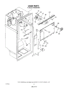 03 - Liner parts for Whirlpool Refrigerator ET25DMXVF01 / from AppliancePartsPros.com