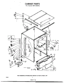 02 - Cabinet parts for Whirlpool Dishwasher SXF300W4 / from AppliancePartsPros.com