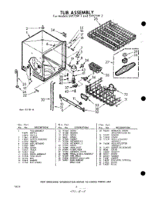 06 - Tub parts for Whirlpool SVF75W2 / from AppliancePartsPros.com