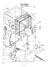 02 - Tub parts for Whirlpool SDU50014 / from AppliancePartsPros.com