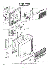 04 - Door parts for Whirlpool SDU50014 / from AppliancePartsPros.com