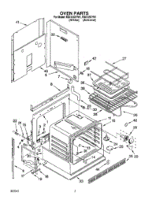 03 - Oven, Lit / Optional parts for Whirlpool Range RS6105XYN1 / from AppliancePartsPros.com