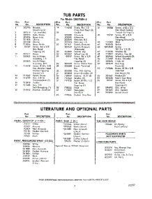 03 - Literature And Optional parts for Whirlpool Dishwasher SHU70040 / from AppliancePartsPros.com