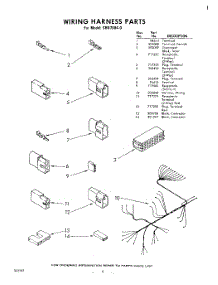 08 - Wiring Harness parts for Whirlpool Dishwasher SHU70040 / from AppliancePartsPros.com