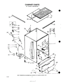02 - Cabinet parts for Whirlpool Dishwasher SXF325W0 / from AppliancePartsPros.com