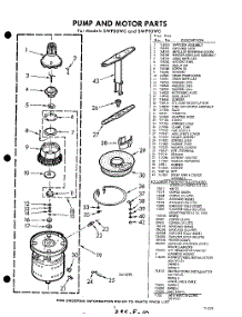05 - Pump And Motor , Lit / Optional parts for Whirlpool SWP90W0 / from AppliancePartsPros.com