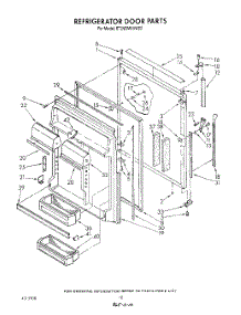 07 - Refrigerator Door parts for Whirlpool Refrigerator ET25DMXVF02 / from AppliancePartsPros.com