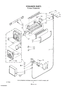 08 - Ice Maker parts for Whirlpool Refrigerator ET25DMXVF02 / from AppliancePartsPros.com