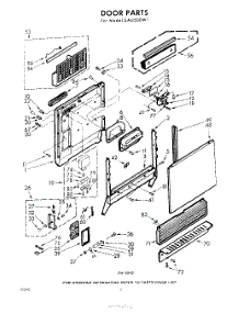 02 - Door parts for Whirlpool SAU500W1 / from AppliancePartsPros.com